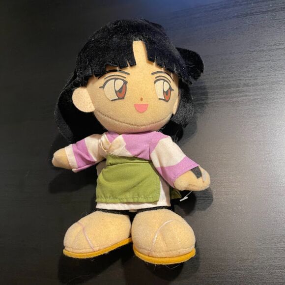 Inuyahsa Sango Ufo Plush Doll Stuffed 2002 Banpresto Anime Japan Authentic - Picture 1 of 3